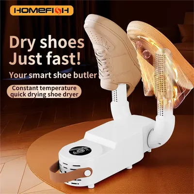 홈피쉬 지능형 신발 건조기 빠른 건조 탈취 살균 조절 가능한 타이머 가정용 신발 워머 및 히터